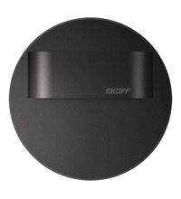 Spot LED, rotund, negru, 1.8W, 230VAC, incastrat trepte/perete, 3000K, IP20, MB, Skoff