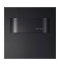 Spot LED, patrat, negru, 1.8W, 230VAC, incastrat trepte/perete, 6000K, IP20, MB, Skoff
