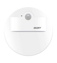 Spot LED cu senzor de miscare, rotund, alb, 1.0W, 10VDC, incastrat trepte/perete, 6000K, IP20, MK, Skoff