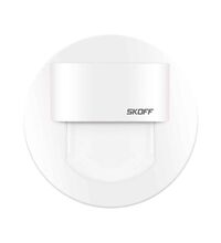 Spot LED, rotund, alb, 0.4W, 10VDC, incastrat trepte/perete, 3000K, IP20, ML, Skoff
