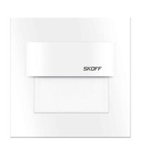 Spot LED, patrat, alb, 0.8W, 10VDC, incastrat trepte/perete, 3000K, IP20, ML, Skoff