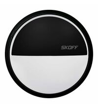 Spot LED, rotund, negru, 1.6W, 10VDC, incastrat trepte/perete, 4000K, IP20, OL, Skoff