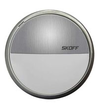 Spot LED, rotund, argintiu, 1.6W, 10VDC, incastrat trepte/perete, 3000K, IP20, OL, Skoff