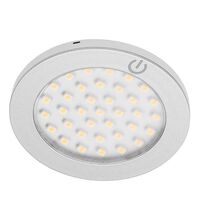 Spot LED, cu intrerupator TOUCH, fix, rotund, argintiu, 2.8W, aplicat, 4000K, IP20, GTV