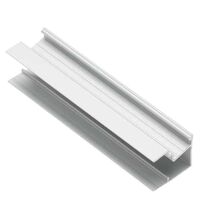 Profil Al pentru banda LED, lat, 19mm, incastrat, argintiu, 24.7x20.5mm, 3ml, BJW, GTV