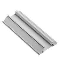 Profil Al pentru banda LED, lat, 18mm, aplicat, argintiu, 49.9x19.2x15.8mm, 3ml, BDW, GTV