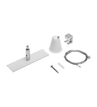 Element de suspendare pentru sina, aplicat, alb, 53x31mm, IP20, GTV
