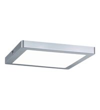 Spot LED, dimabil, tip panel, aplicat, patrat, crom mat, 20W, 2700K, IP40, Paulmann