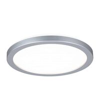 Panel LED, 11.2W, aparent, 3000K, 190mm, crom mat, IP20, Atria Shine, Paulmann