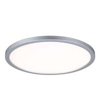 Panel LED, 16W, aparent, 3000K, 293mm, crom mat, IP20, Atria Shine, Paulmann
