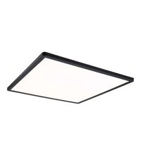 Panel LED, 22W, dimabil, aparent, 3000K, 420x420mm, negru, IP20, Atria Shine, Paulmann