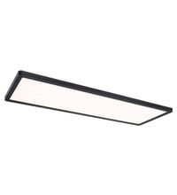 Panel LED, 22W, dimabil, aparent, 3000K, 580x200mm, negru, IP20, Atria Shine, Paulmann