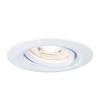 Spot LED Coin, dimabil, incastrat, mobil, rotund, alb mat, 4.2W, 2700K, IP23, Nova mini LED, Paulmann, 929.70