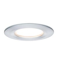 Spot LED Coin, fix, incastrat, rotund, argintiu, 6.5W, 2700K, IP44, Nova LED, Paulmann