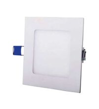 Spot LED, tip panel, incastrat, patrat, alb, 6W, 6000K, IP20, Vito