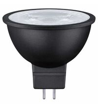 Bec LED Paulmann, GU5.3, dimabil, 6.5W, 4000K, negru mat, 288.72