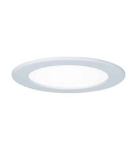 Spot LED, tip panel, incastrat, rotund, alb, 12W, 4000K, IP44, Paulmann