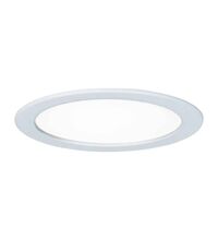 Spot LED, tip panel, incastrat, rotund, alb, 18W, 4000K, IP44, Paulmann