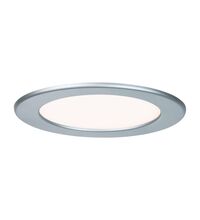 Spot LED, tip panel, incastrat, rotund, crom mat, 12W, 2700K, IP44, Paulmann