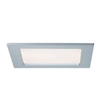 Spot LED, tip panel, incastrat, patrat, crom mat, 12W, 2700K, IP44, Paulmann