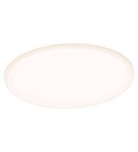 Spot LED, montaj reglabil, tip panel, rotund, 185mm, alb, 17W, incastrat, 3000K, IP44, Paulmann