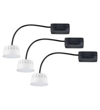 Bec LED Paulmann, LED, circulare, 6W, 2700K, set 3 bucati