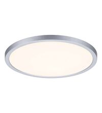 Spot LED, montaj reglabil, tip panel, rotund, 230mm, crom mat, 16W, incastrat, 6500K, IP44, Paulmann, 930.46