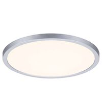Spot LED, montaj reglabil, tip panel, rotund, 230mm, crom mat, 16W, incastrat, 3000K, IP44, Paulmann, 930.52