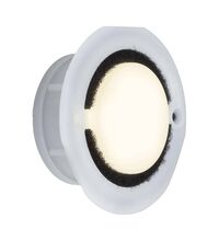 Spot LED, incastrat trepte/perete, rotund, alb opal, 1.4W, 3000K, IP65, Paulmann