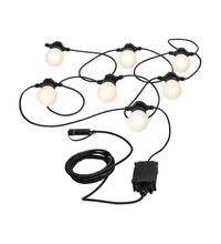 Lant becuri LED decorative Paulmann, 6.8ml, 7XE27, sferic, 0.2W, 3000K