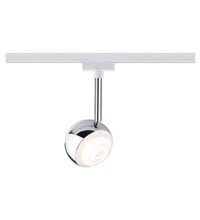 Corp de iluminat LED pe sina, 6W, tip spot, 2700K, alb/crom, IP20, Paulmann, 954.56