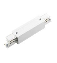 Element de conectare intermediar pentru sina, fix, de alimentare, alb, Mantra