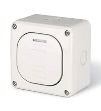 Intrerupator Scame, aplicat, alb, IP66, Protecta, 137.5011