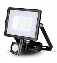 Proiector LED cu senzor de miscare, 100 grade, negru, 20W, 6400K, IP65, V-TAC