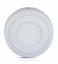 Plafoniera LED, aplicata, rotunda, alb, 22W, tip panel, 3000K, IP20, V-TAC