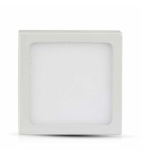 Spot LED, tip panel, fix, patrat, alb, 12W, aplicat, 3000K, IP20, V-TAC, SKU 4913