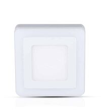 Plafoniera LED, aplicata, patrata, alb, 8W, tip panel, 6400K, IP20, V-TAC