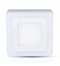 Plafoniera LED, aplicata, patrata, alb, 22W, tip panel, 6400K, IP20, V-TAC