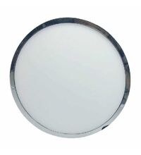 Plafoniera LED, aplicata, rotunda, crom, 12W, 3000K, IP20, V-TAC