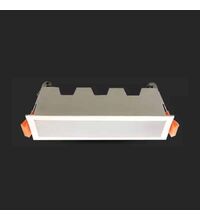 Spot LED, tip panel, fix, liniar, alb, 10W, incastrat, 6400K, IP20, V-TAC, SKU 6403
