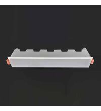 Spot LED, tip panel, fix, liniar, alb, 20W, incastrat, 6400K, IP20, V-TAC, SKU 6415