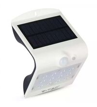 Proiector LED solar, cu senzor de miscare, alb/negru, 1.5W, 4000K, IP65, V-TAC, SKU 8276