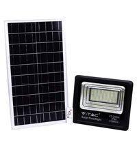 Proiector LED solar, cu telecomanda, negru, 40W, 4000K, IP65, V-TAC, SKU 8577