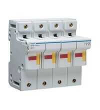 Separator tip sertar Hager, fara LED, 3P+N, 50A, 14x51mm, 690VAC, LS604