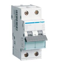 Siguranta automata (disjunctor) bipolara Hager, 1P+N, 32A, curba C, 6kA, MCN532