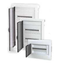 Tablou electric PVC, 24 module, incastrat, cu usa transparenta, Omu System, IP40, MLS24PD