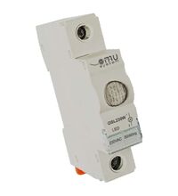 Lampa de semnalizare Omu System, LED, alb, 230VAC, sina DIN, OSL230W
