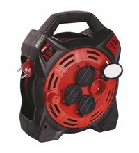 Derulator tambur PVC Emos, 4 prize, 2P+E, 3X1.5mmp, 15 metri, P08215