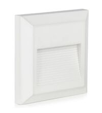 Spot LED, aplicat trepte/perete, patrat, alb, 2W, 3000K, IP65, V-TAC