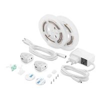 Set banda LED cu senzor de miscare, dimabil, 3000K, 12VDC, 6W, IP20, V-TAC